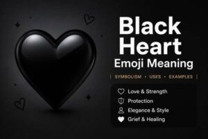 Black Heart Emoji Meaning