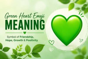 Green Heart Emoji Meaning