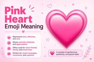 Pink Heart Emoji Meaning